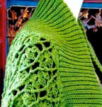 Eva Slip Stitch Ribbing Shrug: Slip Stitch Crochet