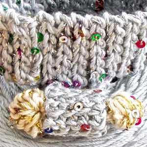 Bling Bam Bangle and DesigningVashti Lotus yarn