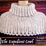 Beginner slip stitch crochet with a big hook! 
