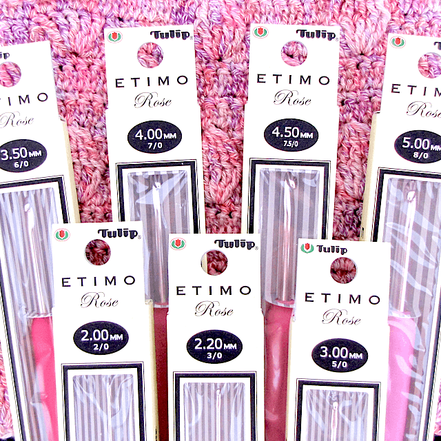 Tulip ETIMO Rose Crochet Hook Sets 