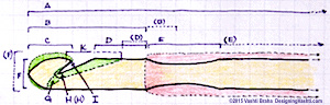 Part of the crochet hook diagram I sketched for "Beyond Crochet Hook Debates" issue 71.