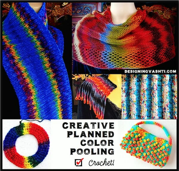Creative Planned Color Pooling Crochet Class 2018 Vashti Braha
