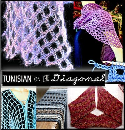 Official image for the 2018 Tunisian on the Diagonal class, Chain Link Conference, Portland OR