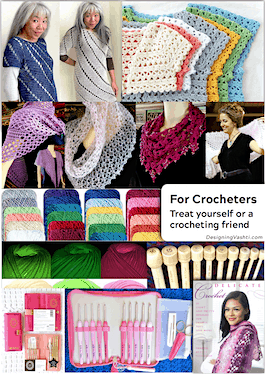 Splurge-worthy for 2018: Doris Chan patterns, Vashti's investment patterns, yarns, hooks, and the new Delicate Crochet book