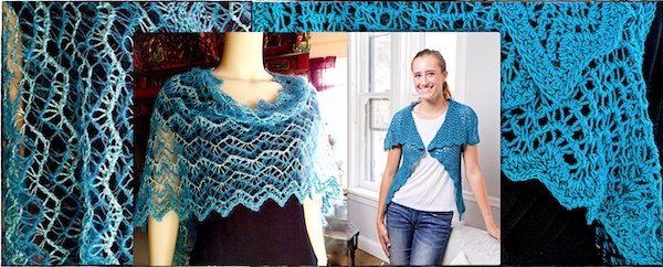 Tunisian ripple stitch Ziggy Vest with its variation Zegue