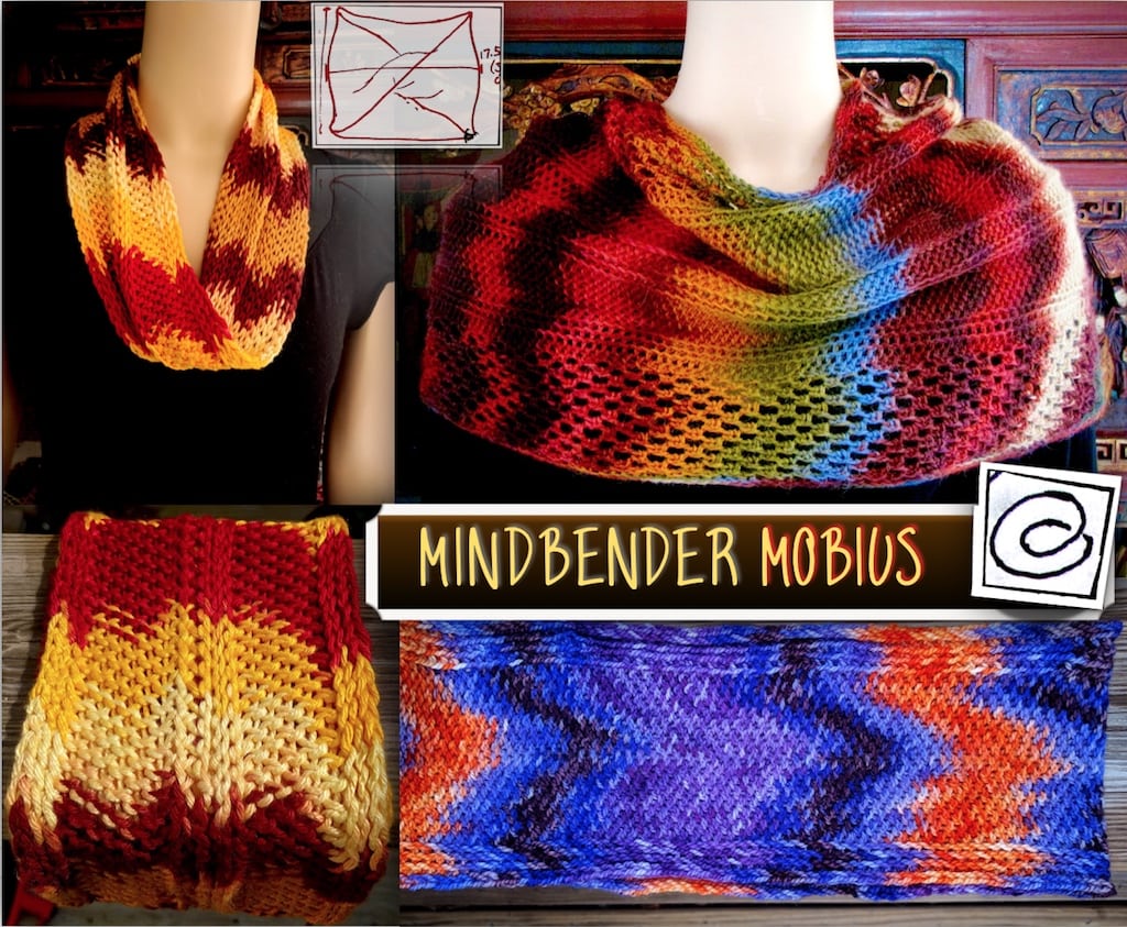 Mindbender Mobius crochet class for CGOA conference