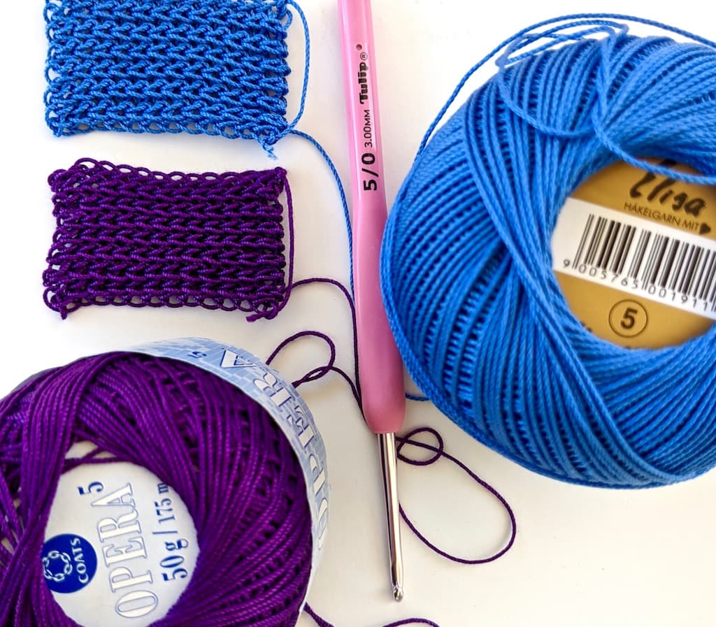 What are the sizes of crochet thread? Check out our size guide.